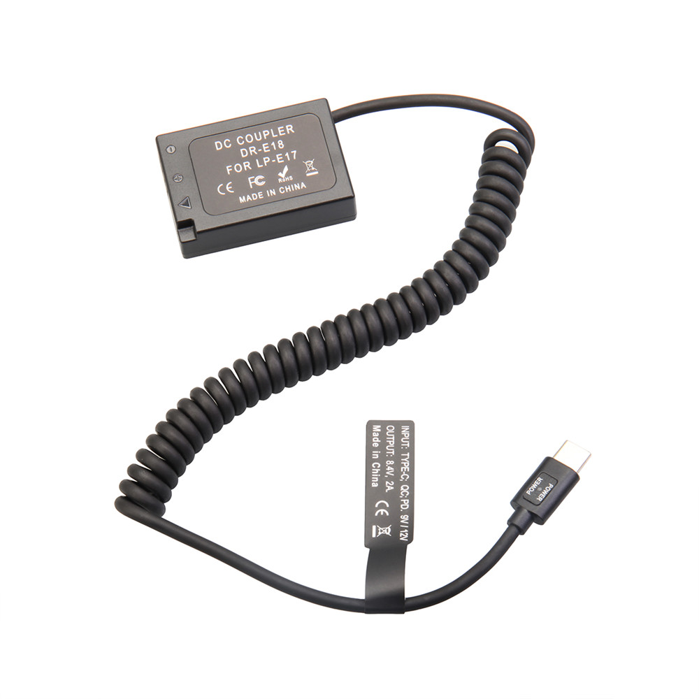 Wedding Power Supply - LP-E17 Dummy Battery + PD Type-C