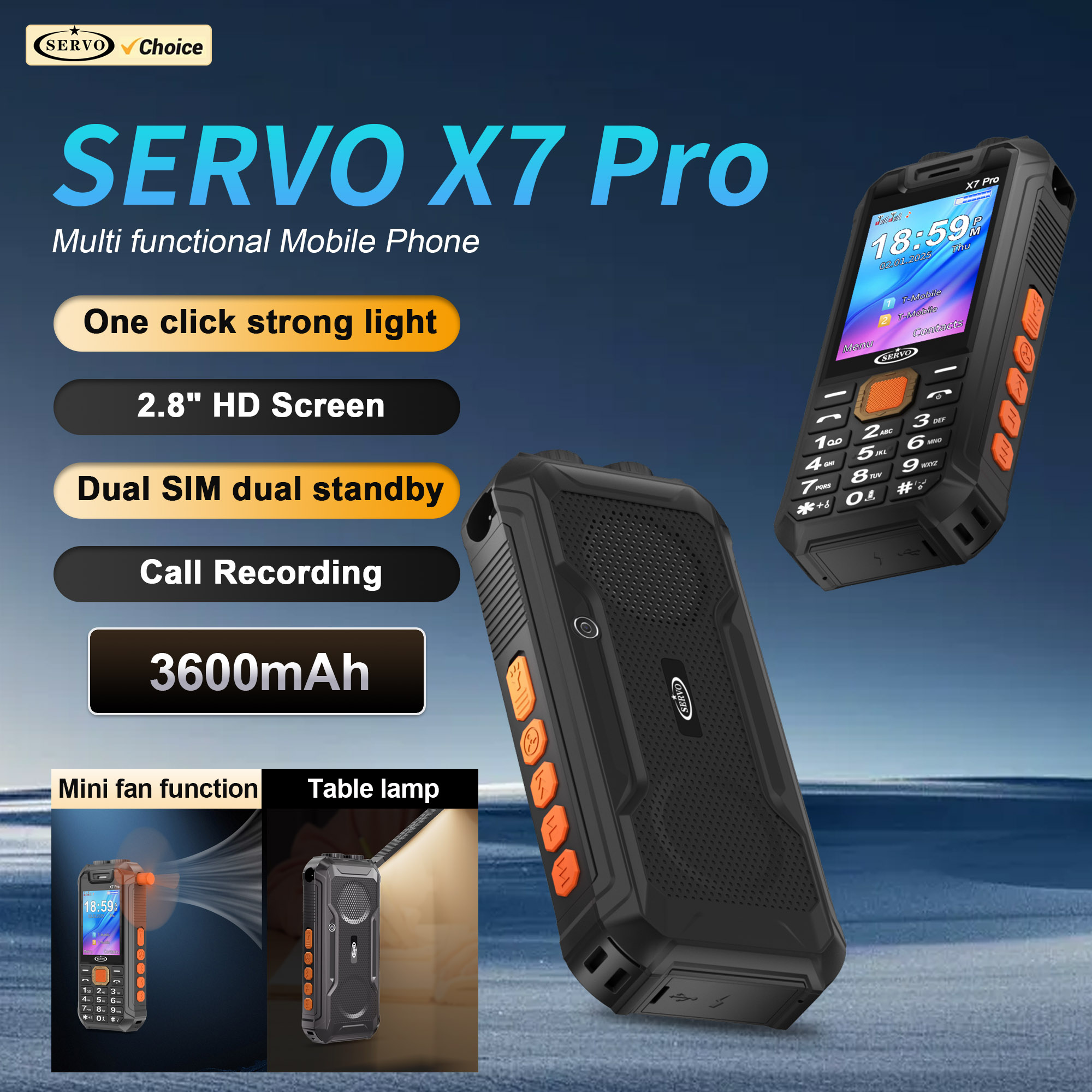 Wedding Power Supply - SERVO X7 PRO Mini Fan Mobile