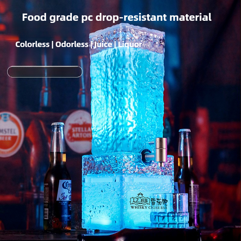 Wedding Tap - LED Glowing Frosted Beer Barrel with