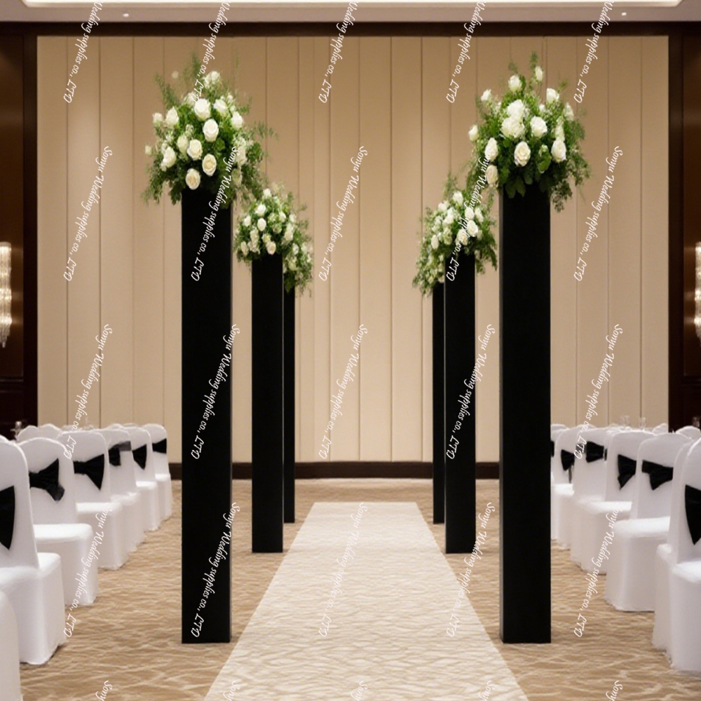 Wedding Supply Factory - 3-10pcs)2-120cm)Factory square Event Decoration Supplies Gold
