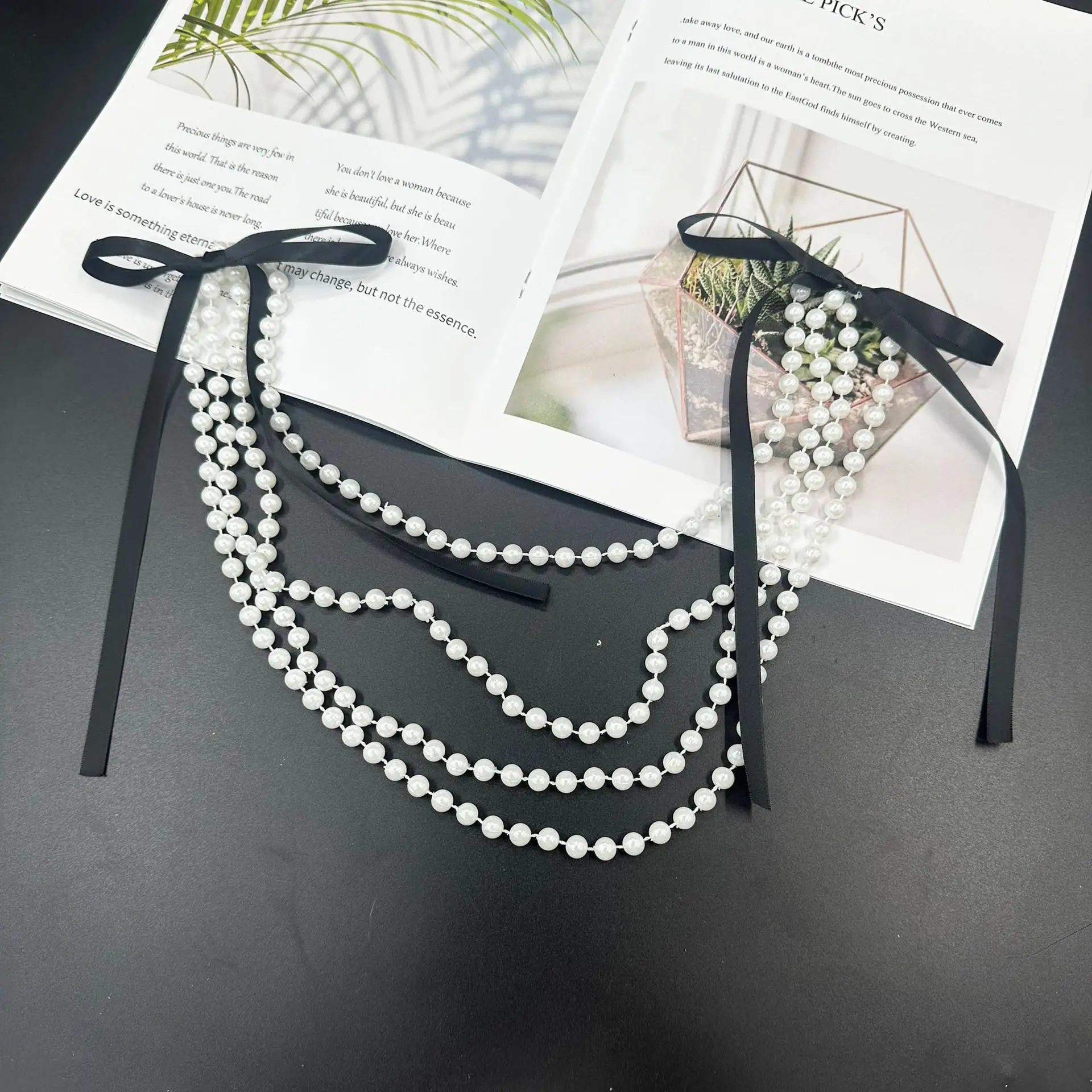 Pearl Bow Chair Decor 50Pcs Sa - Bridal Sash Ribbon incelemesi ve fiyatı