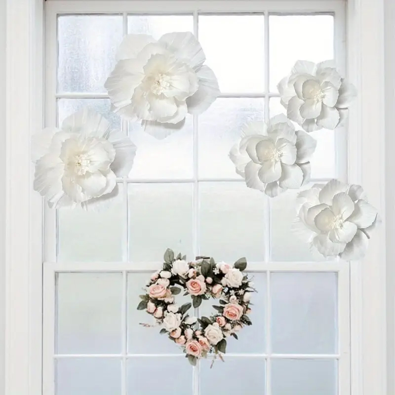 5 Packs of White Paper Flowers - Wedding Power Supply incelemesi ve fiyatı
