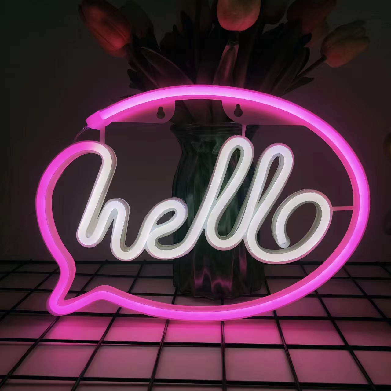 Hello Neon LED Light USB or Ba - Wedding Power Supply incelemesi ve fiyatı