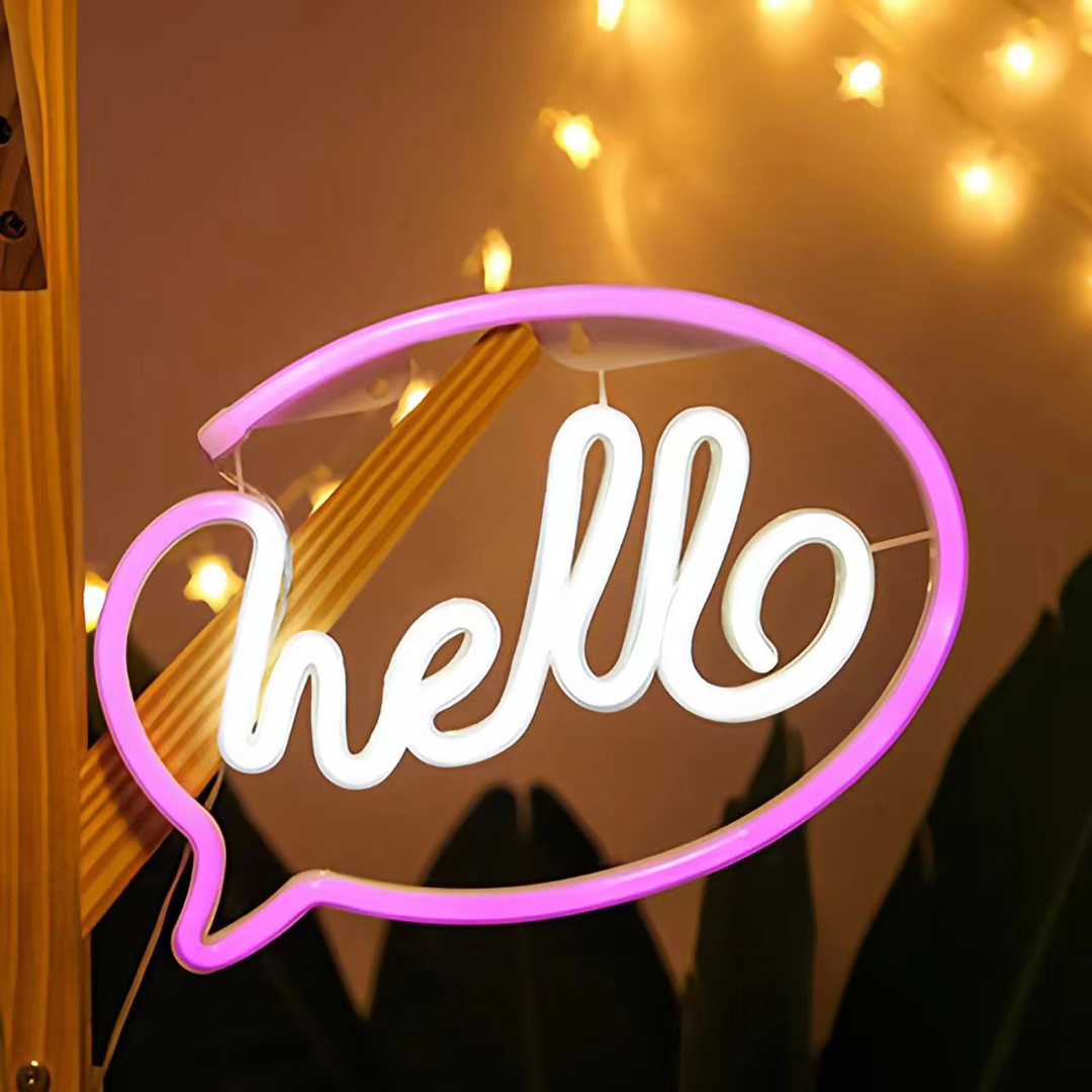 Hello Neon LED Light USB or Ba - Wedding Power Supply incelemesi ve fiyatı