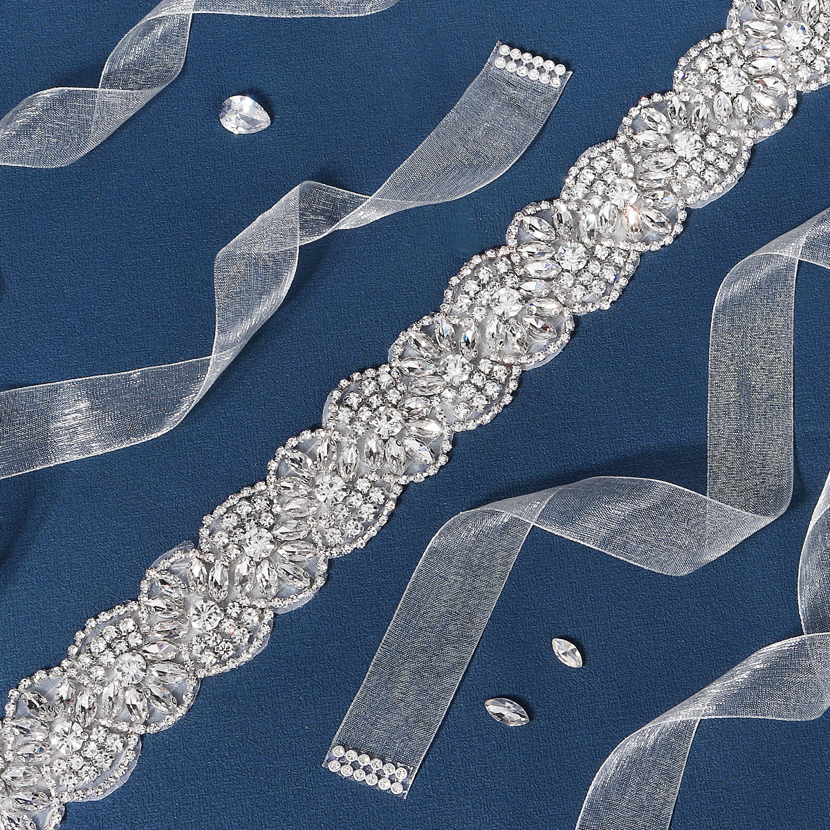 Rhinestone Bridal Belt for Wed - Bridal Sash Ribbon incelemesi ve fiyatı
