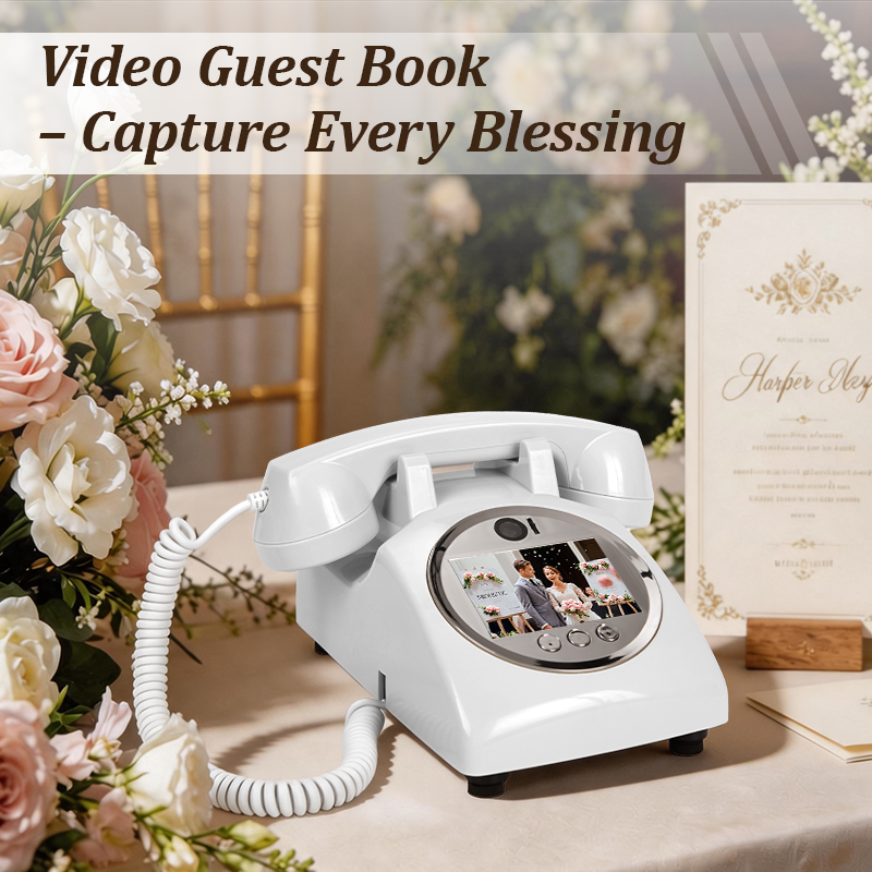 Audio Guestbook Wedding Phone  - Wedding Supply Factory incelemesi ve fiyatı