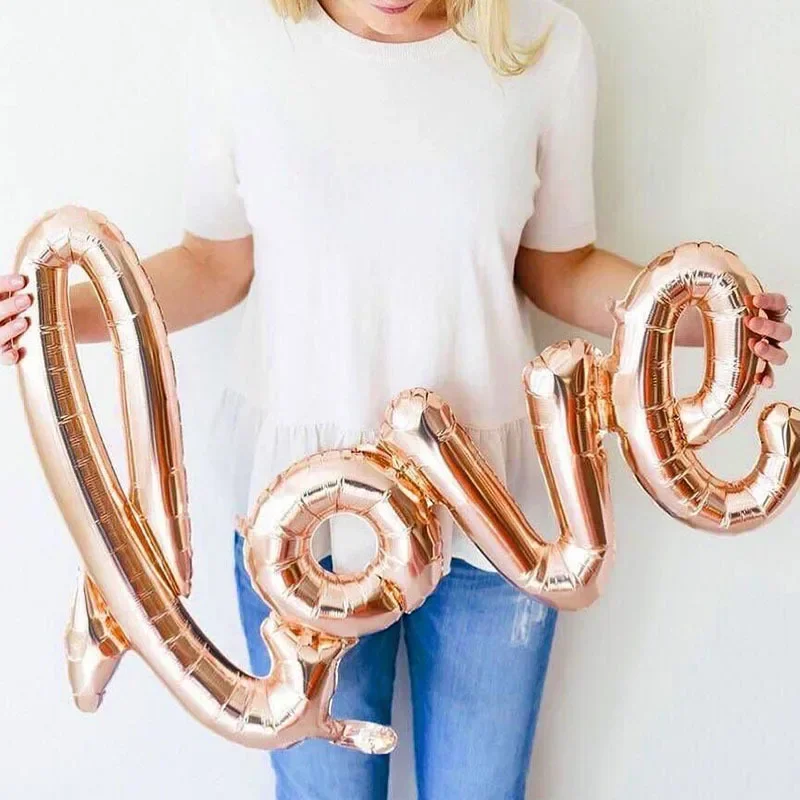 1pc Small Love Letter Foil Bal - Wedding Qq incelemesi ve fiyatı