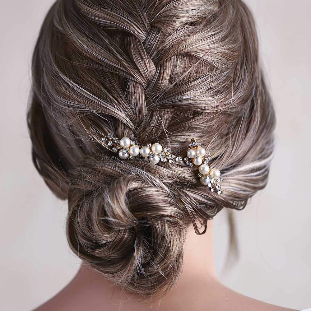 2Pcs Simple Wedding Hair Combs - Wedding Supply List incelemesi ve fiyatı