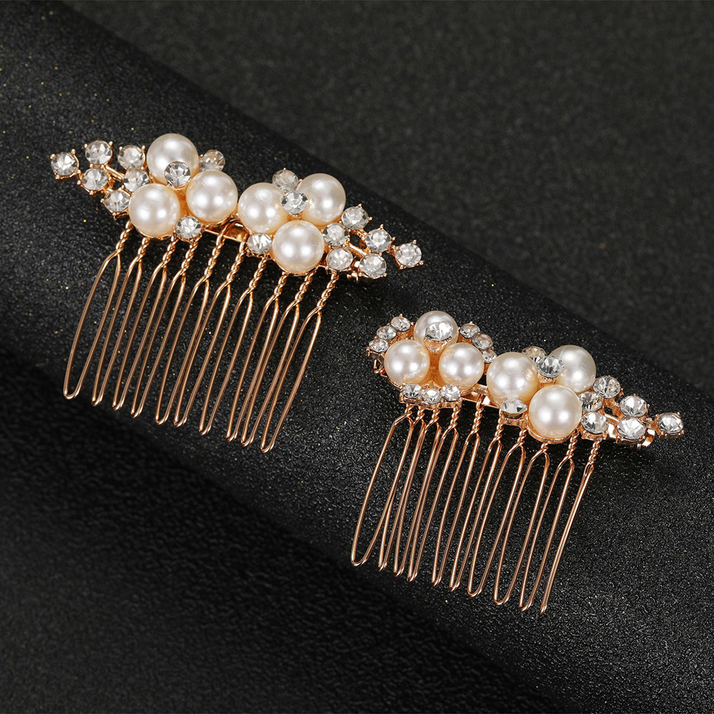 2Pcs Simple Wedding Hair Combs - Wedding Supply List incelemesi ve fiyatı