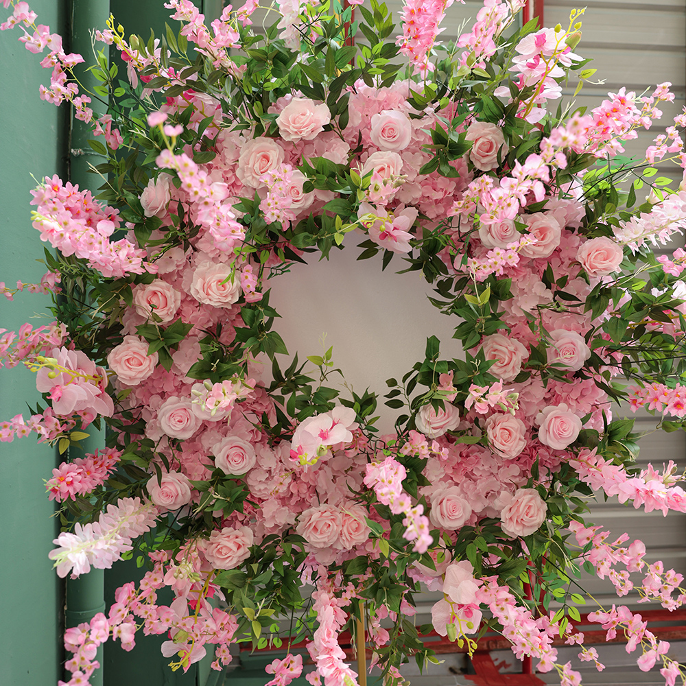 Ceiling Circle Flower W120cm P - Wedding Arch Flower incelemesi ve fiyatı