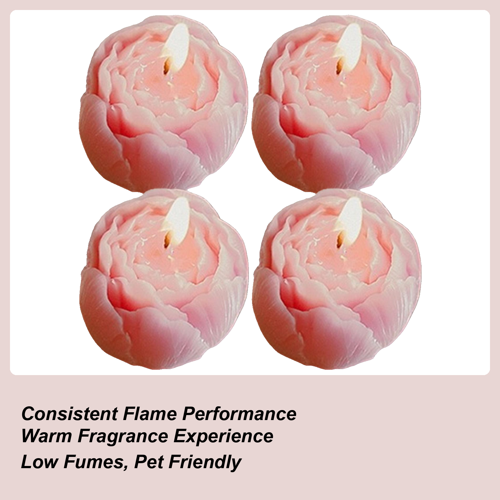 Soy Wax Candles Creative Flowe - Wedding Souvenir incelemesi ve fiyatı