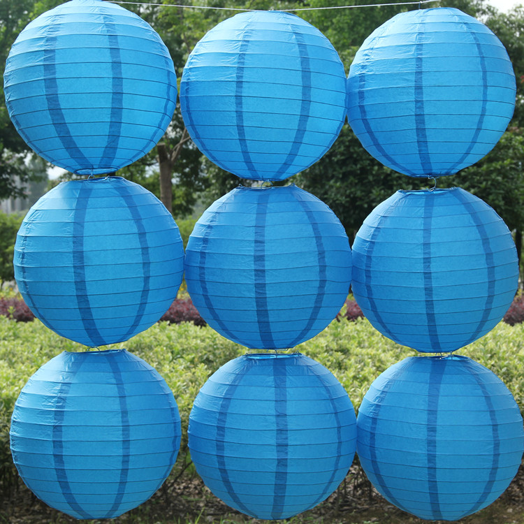 Blue Color China Paper Lantern - Wedding Event Supply incelemesi ve fiyatı