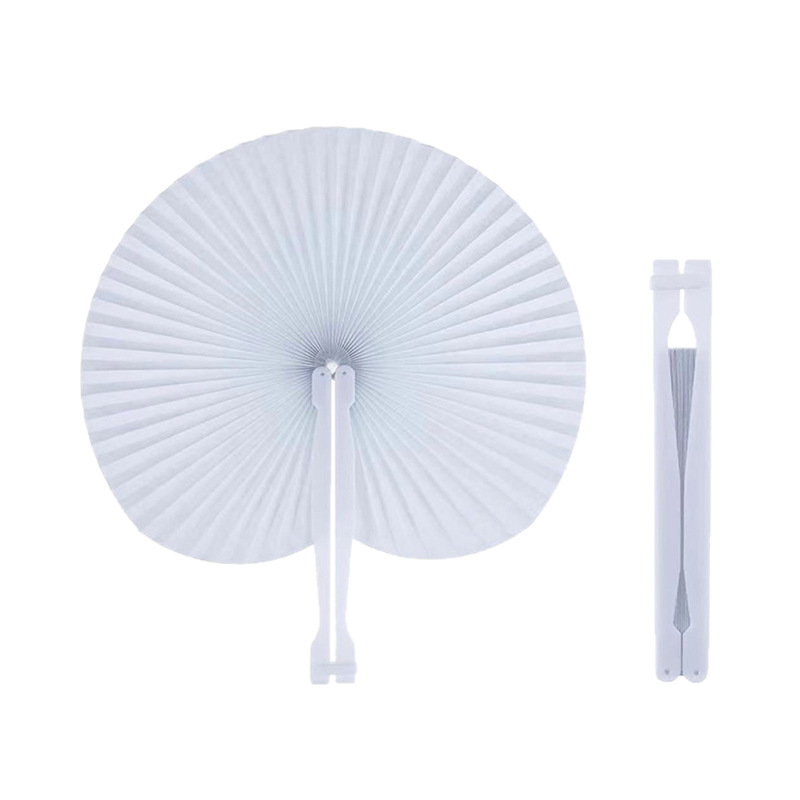 White Heart & Round Paper Fans - Wedding Event Supply incelemesi ve fiyatı
