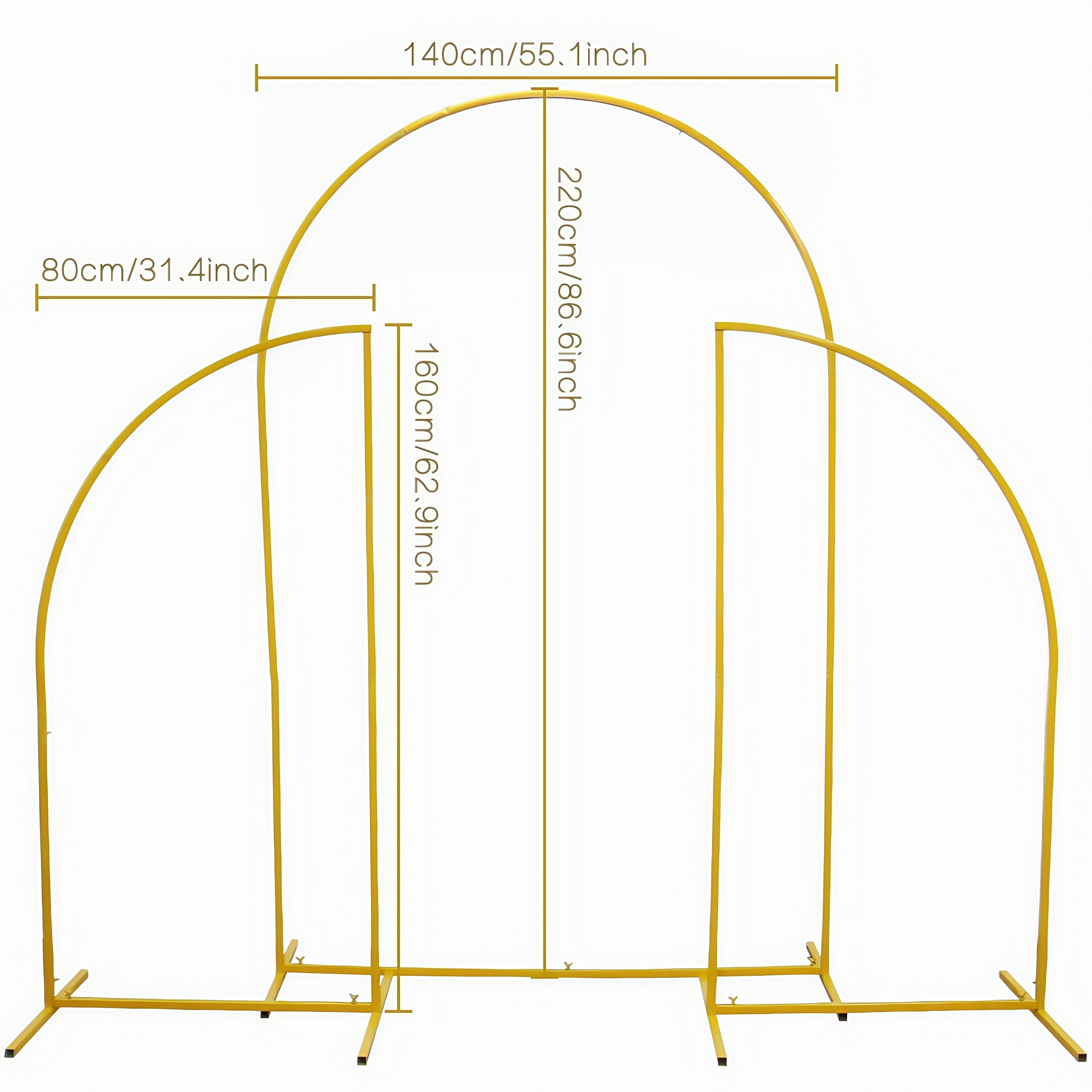 Crown Metal Arch Stand,3pcs Se - Wedding Balloon Arch incelemesi ve fiyatı