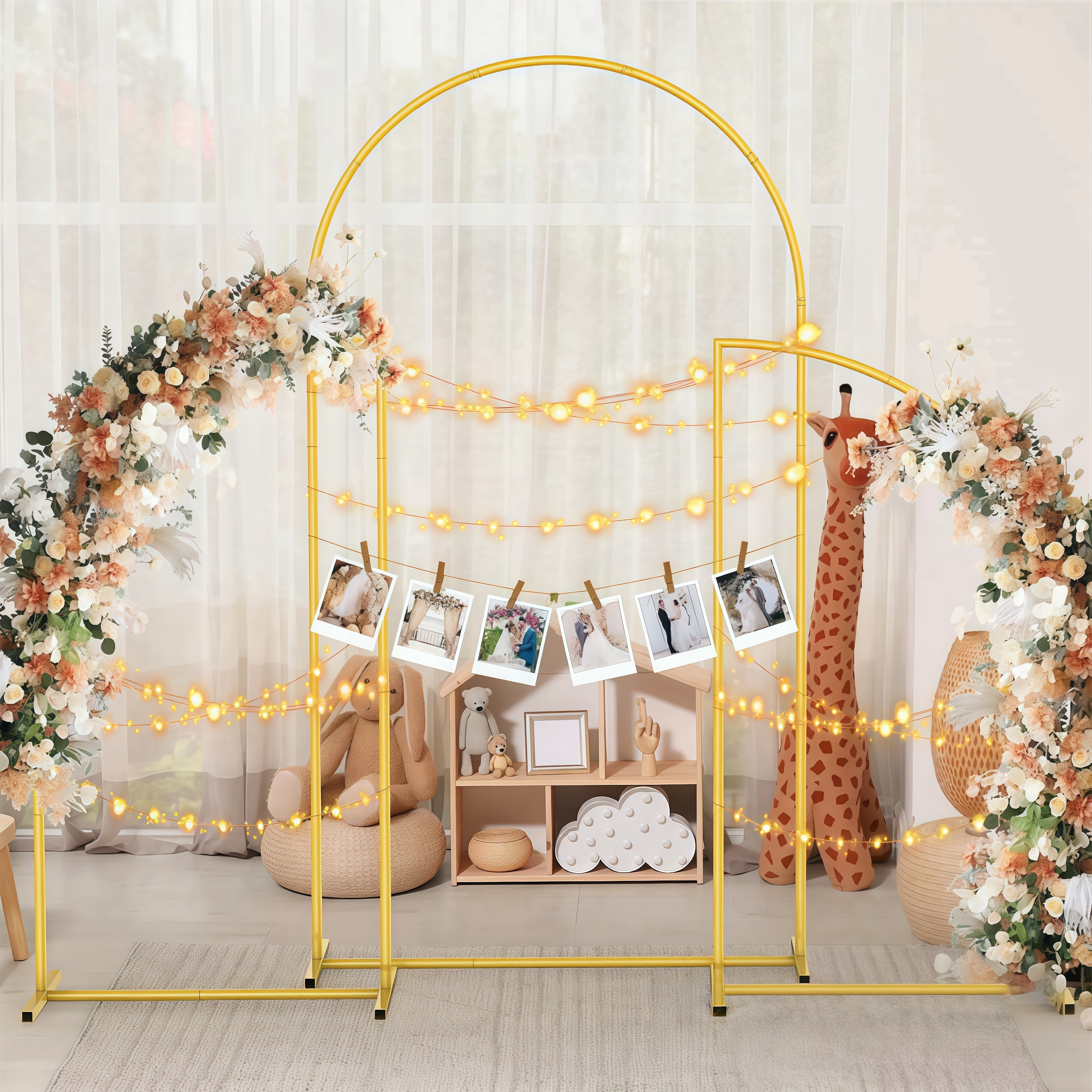 Crown Metal Arch Stand,3pcs Se - Wedding Balloon Arch incelemesi ve fiyatı