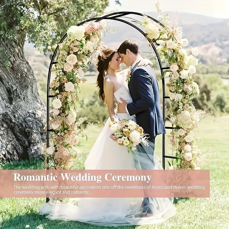 1 set of black metal wedding b - Wedding Balloon Arch incelemesi ve fiyatı