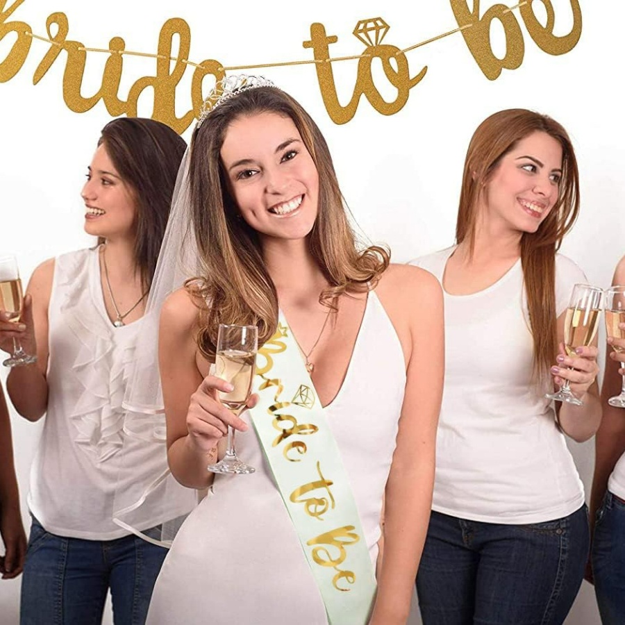 2pcs/1set Bachelorette Party S - Bridal Sash Ribbon incelemesi ve fiyatı