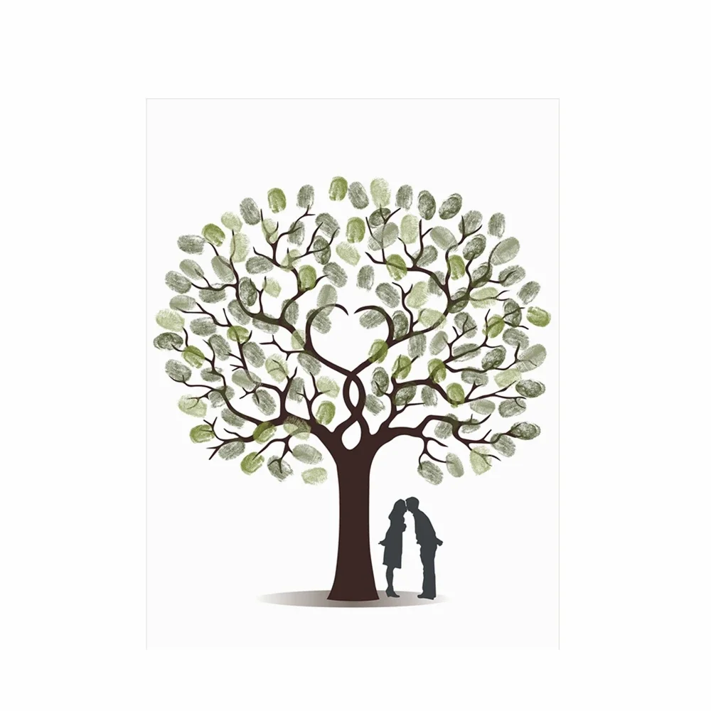 Wedding Fingerprint Tree Canva - Wedding Souvenir incelemesi ve fiyatı