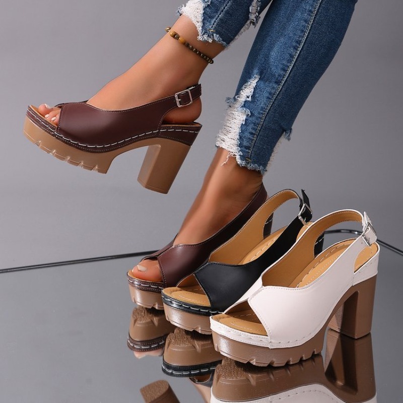 Women's Sandals Chunky High He - Wedding Fx incelemesi ve fiyatı