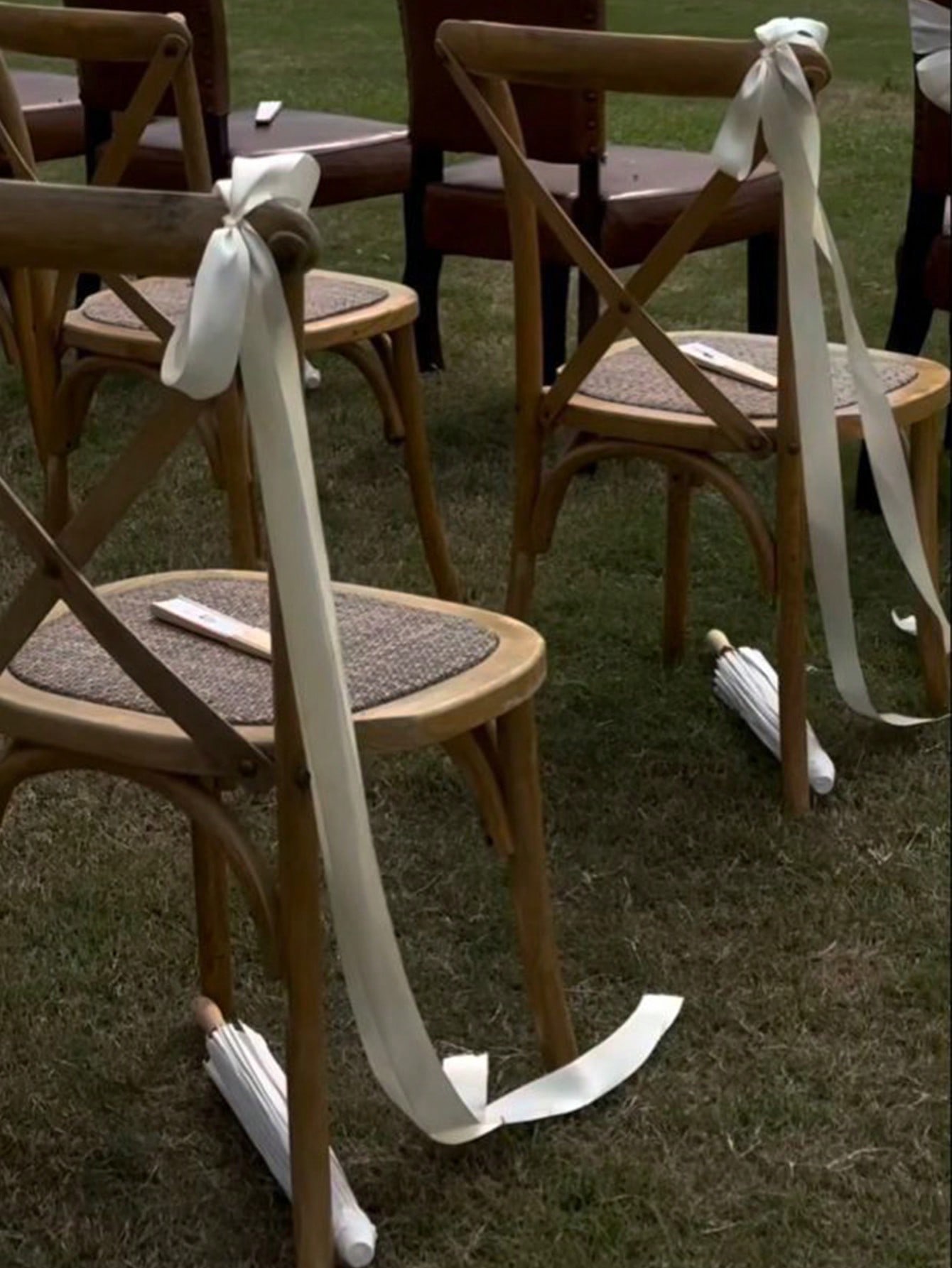 Satin Weeding Chair Bows with  - Bridal Sash Ribbon incelemesi ve fiyatı