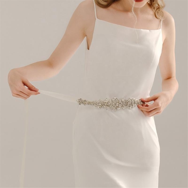 652F Shining Bridal Sash Belt  - Bridal Sash Ribbon incelemesi ve fiyatı