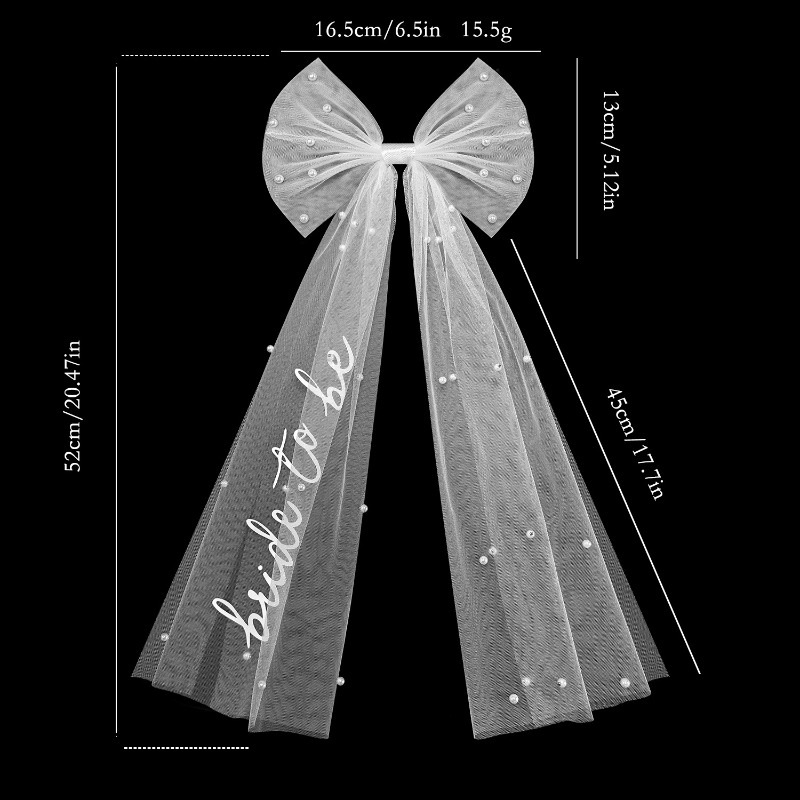 Bride To Be Bow Veil - Bachelo - Wedding Supply List incelemesi ve fiyatı
