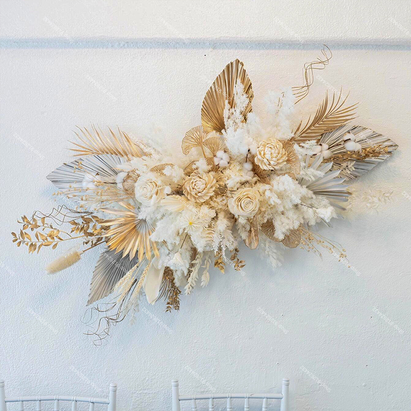 Pampas Grass Artificial Rose F - Wedding Arch Flower incelemesi ve fiyatı
