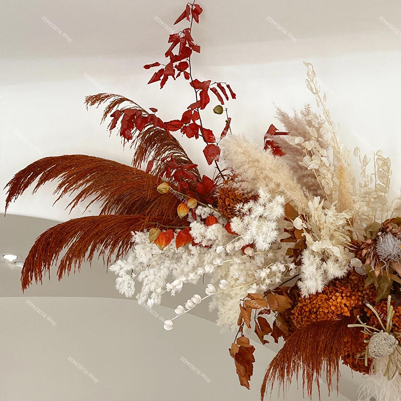 Pampas Grass Artificial Rose F - Wedding Arch Flower incelemesi ve fiyatı