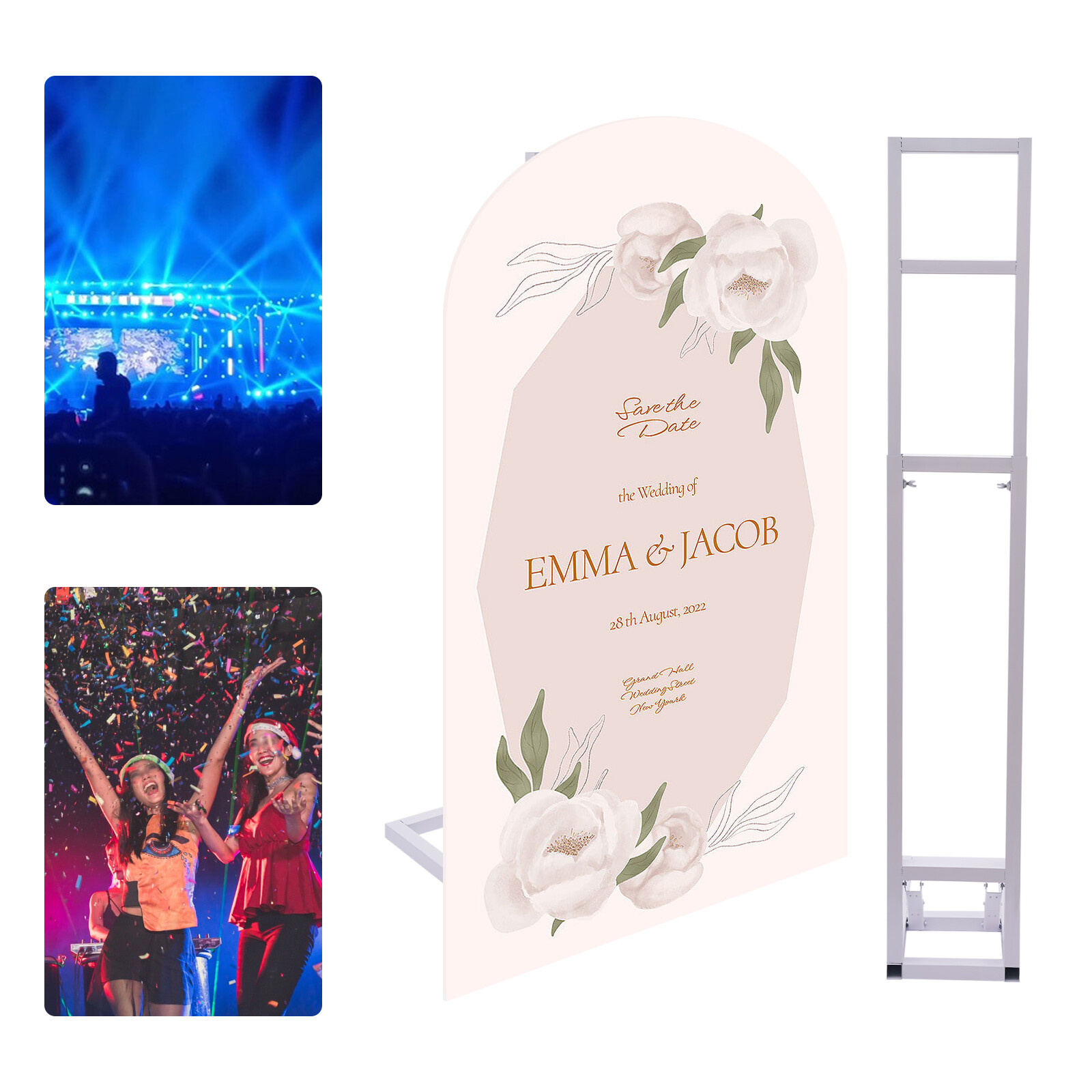 Adjustable Height Wedding Back - Wedding Balloon Arch incelemesi ve fiyatı