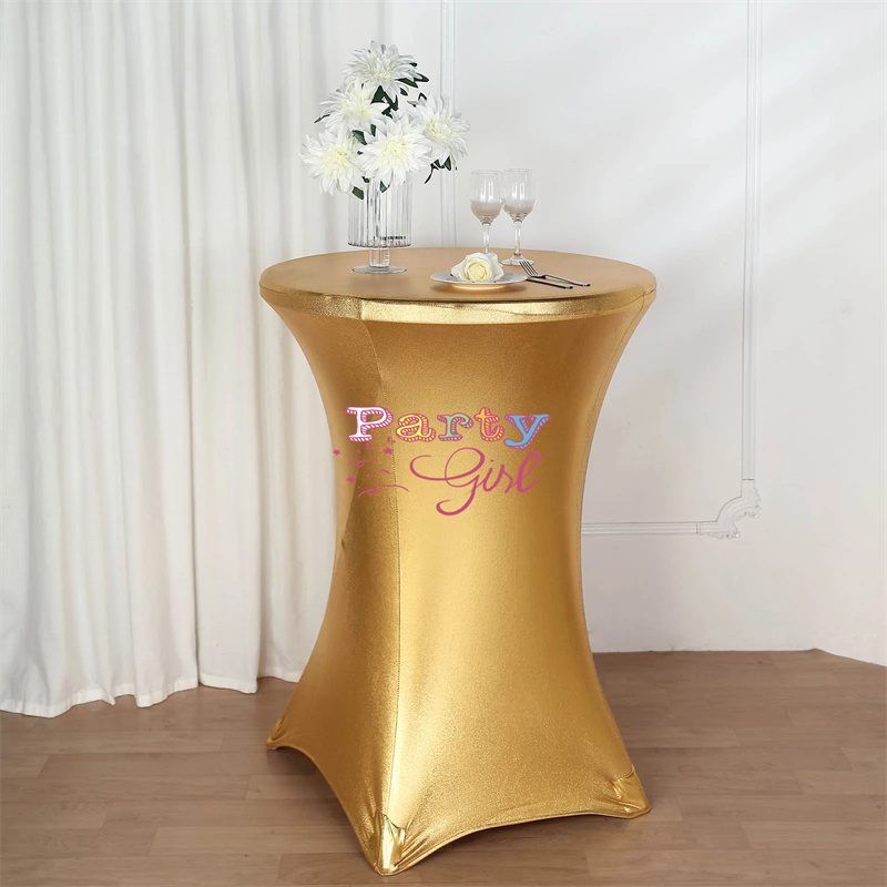 Hot Sale Metallic Spandex Tabl - Wedding Qq incelemesi ve fiyatı