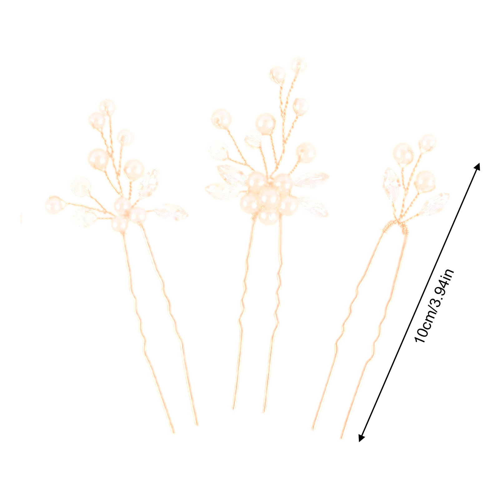 3pcs Bride Hairpin Trendy Hair - Wedding Supply List incelemesi ve fiyatı