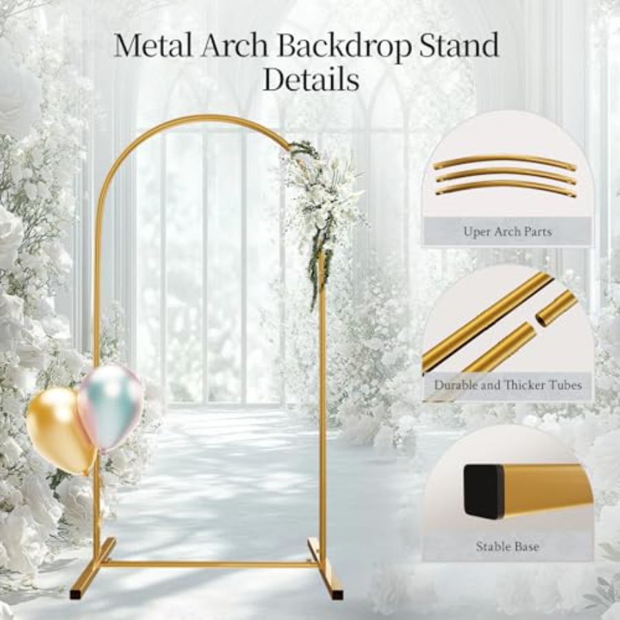 Metal Arch Backdrop Stand Set  - Wedding Balloon Arch incelemesi ve fiyatı