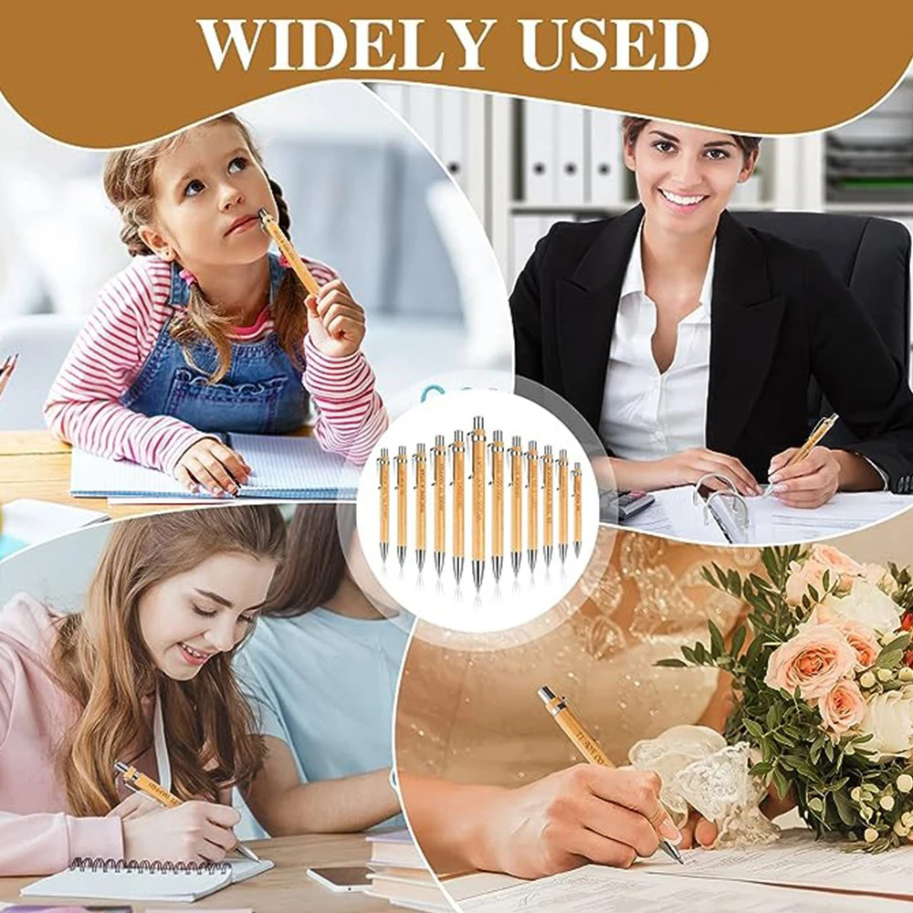 200-20Pcs Bamboo Pen Custom Lo - Wedding Supply List incelemesi ve fiyatı
