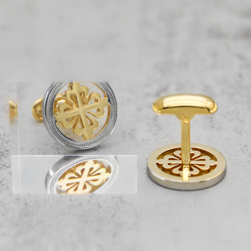 Luxury Iris Flower Cufflinks H - Wedding Supply Factory incelemesi ve fiyatı