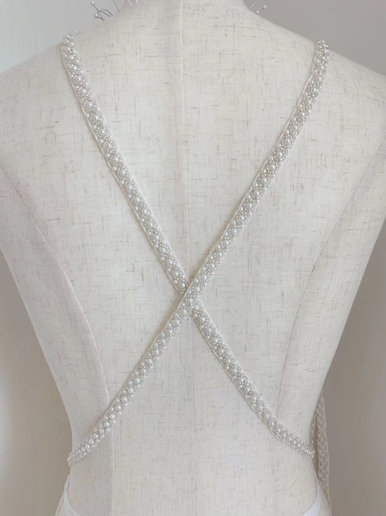 Top Quality Off White Pearl Be - Bridal Sash Ribbon incelemesi ve fiyatı