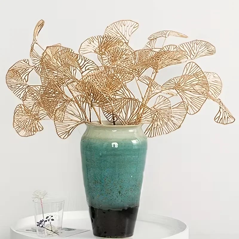 5PC Gold Ginkgo Eucalyptus Hol - Wedding Arch Flower incelemesi ve fiyatı