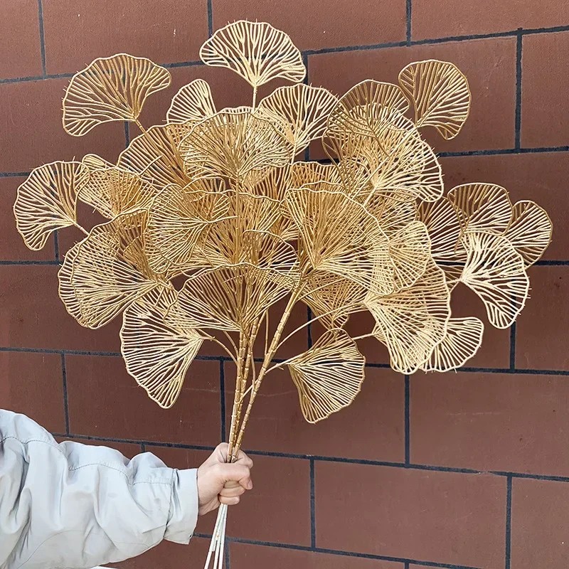 5PC Gold Ginkgo Eucalyptus Hol - Wedding Arch Flower incelemesi ve fiyatı