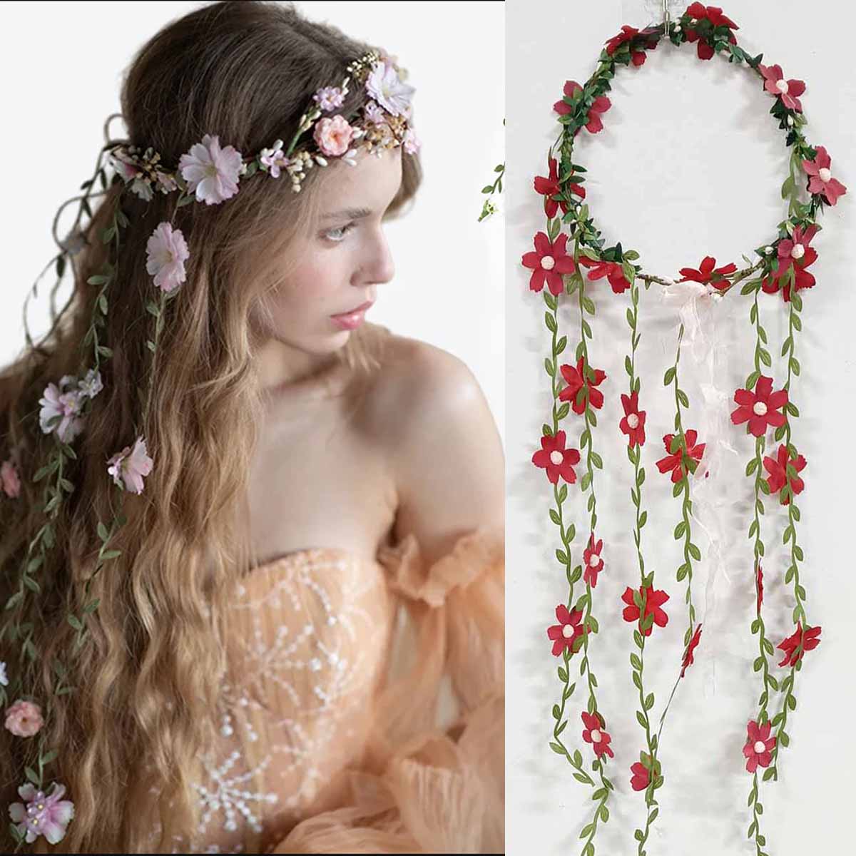 Bohemian Rattan Flower Vines C - Wedding Arch Flower incelemesi ve fiyatı
