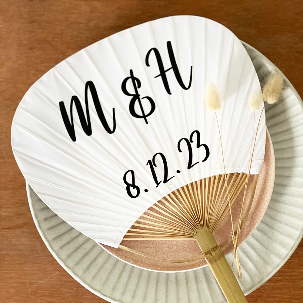 Custom Wedding Bride Hand Fans - Wedding Supply List incelemesi ve fiyatı