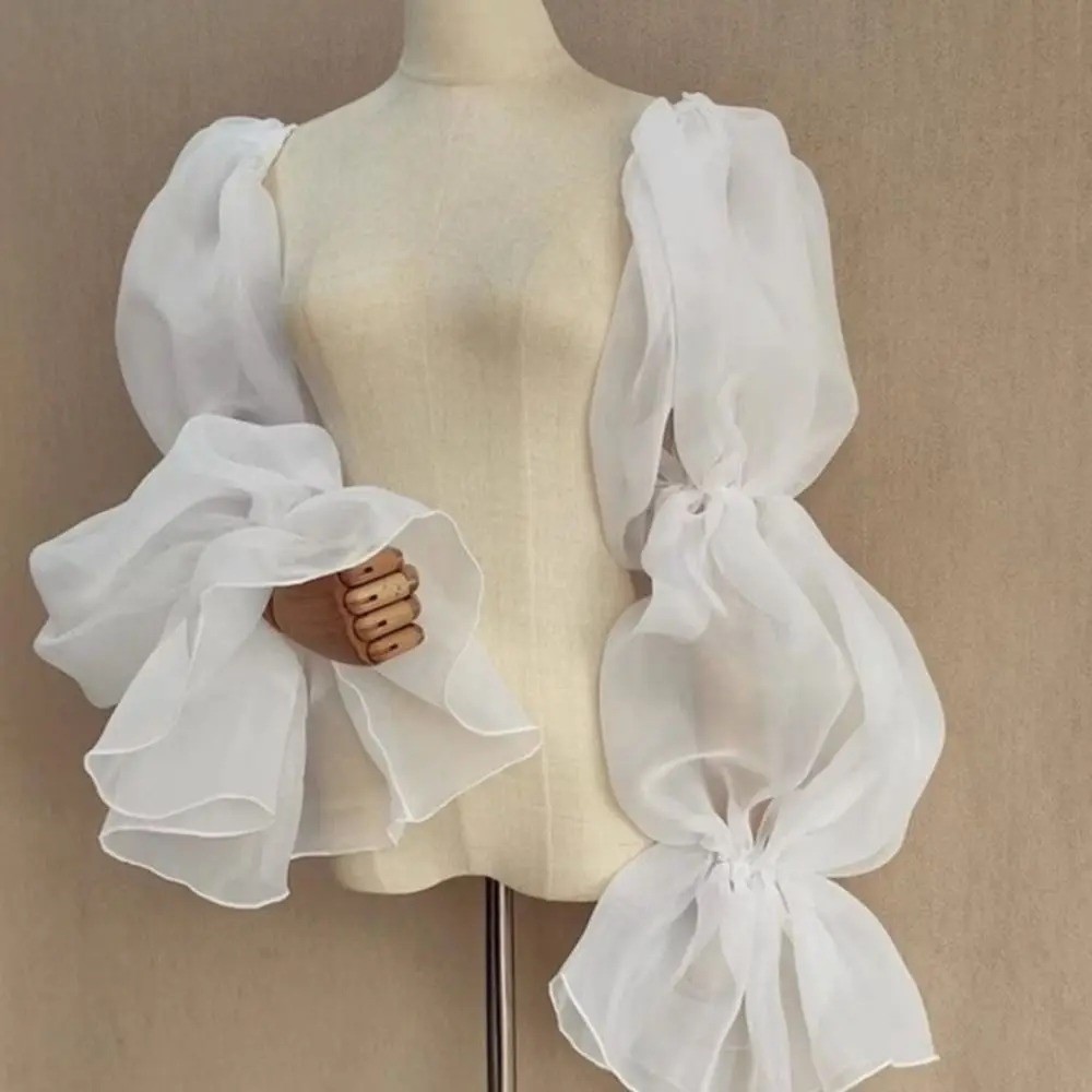 Elegant Puffy Wedding Arm Slee - Wedding Dress Supply incelemesi ve fiyatı