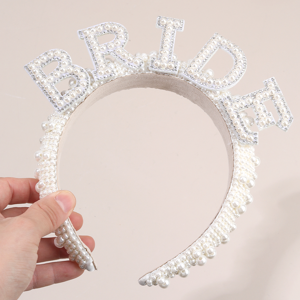 Pearl Headband Diadem Luxury B - Wedding Supply List incelemesi ve fiyatı