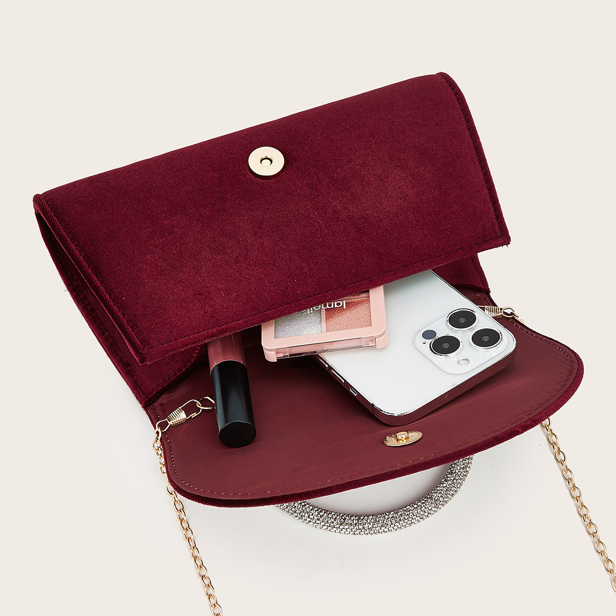 Women's Evening Bag, Faux Sued - Wedding Dress Supply incelemesi ve fiyatı