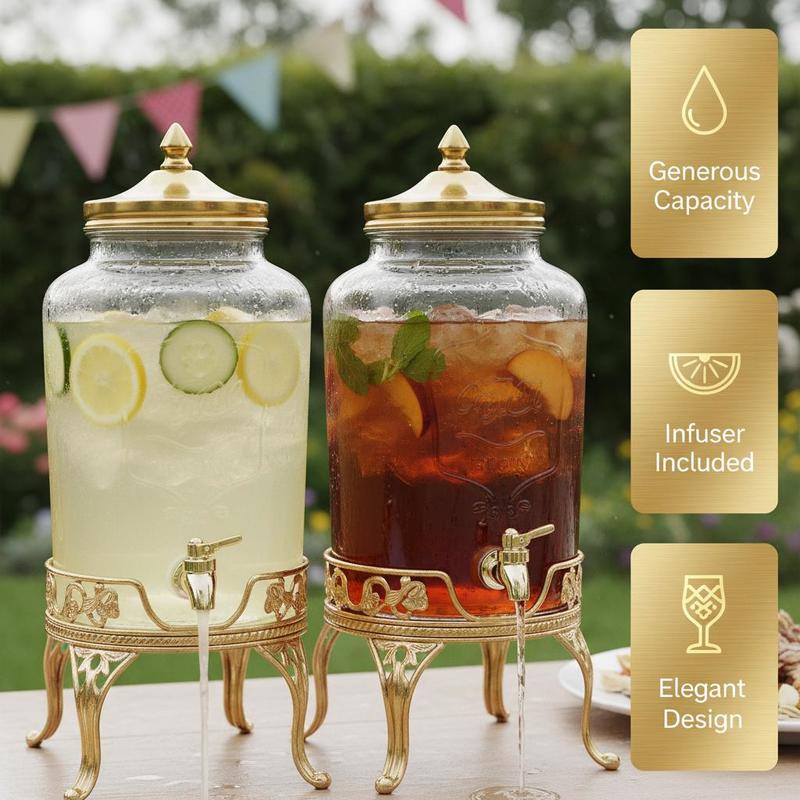 Glass Liquid Container 2 Gallo - Wedding Tap incelemesi ve fiyatı
