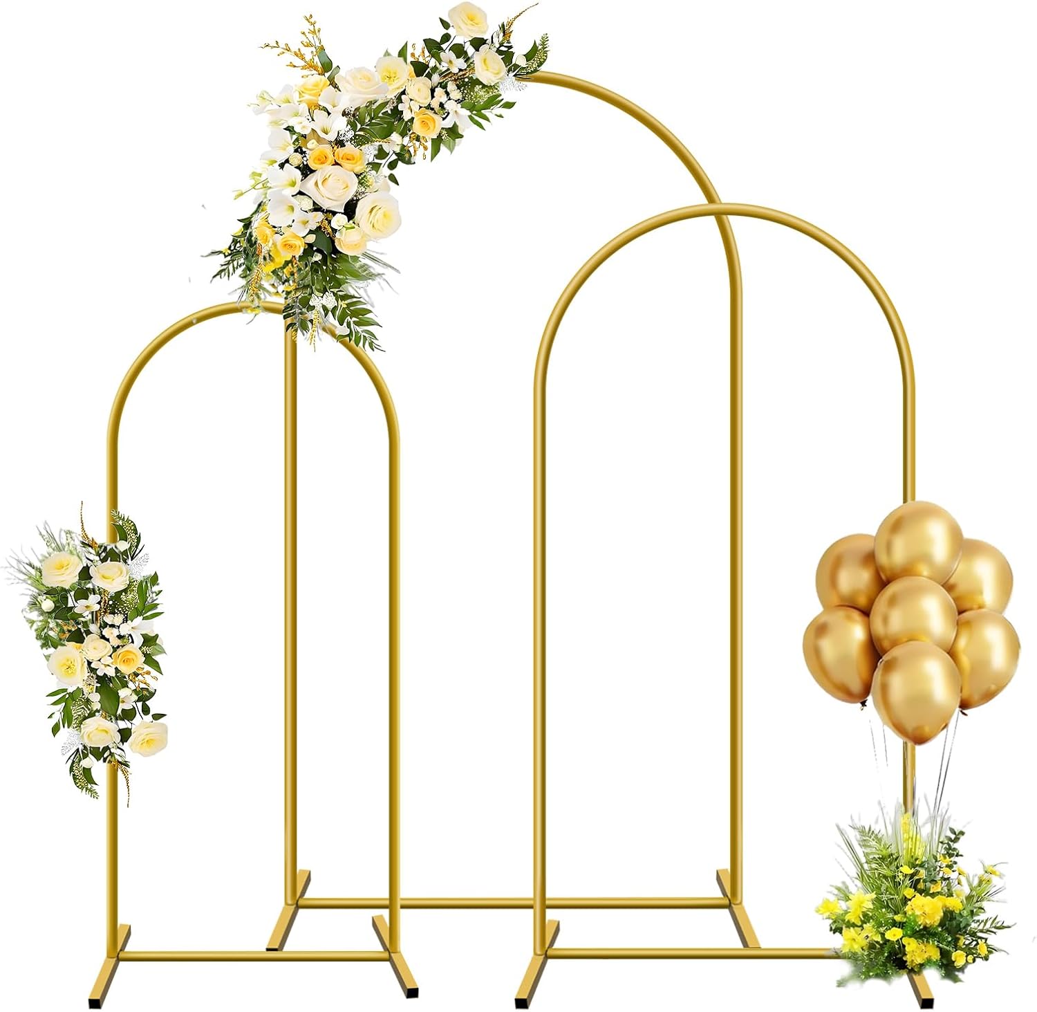 1pc Gold Metal Arch Backdrop S - Wedding Balloon Arch incelemesi ve fiyatı