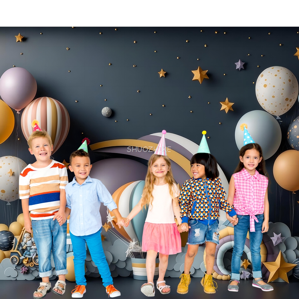 Photography Backdrop 3D Balloo - Wedding Qq incelemesi ve fiyatı