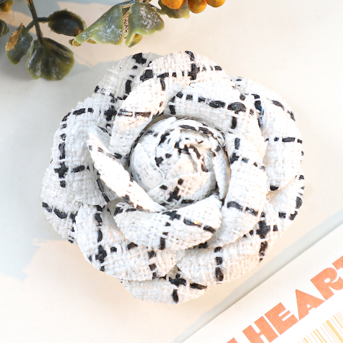 6CM Camellia Brooch for Women  - Wedding Dress Supply incelemesi ve fiyatı