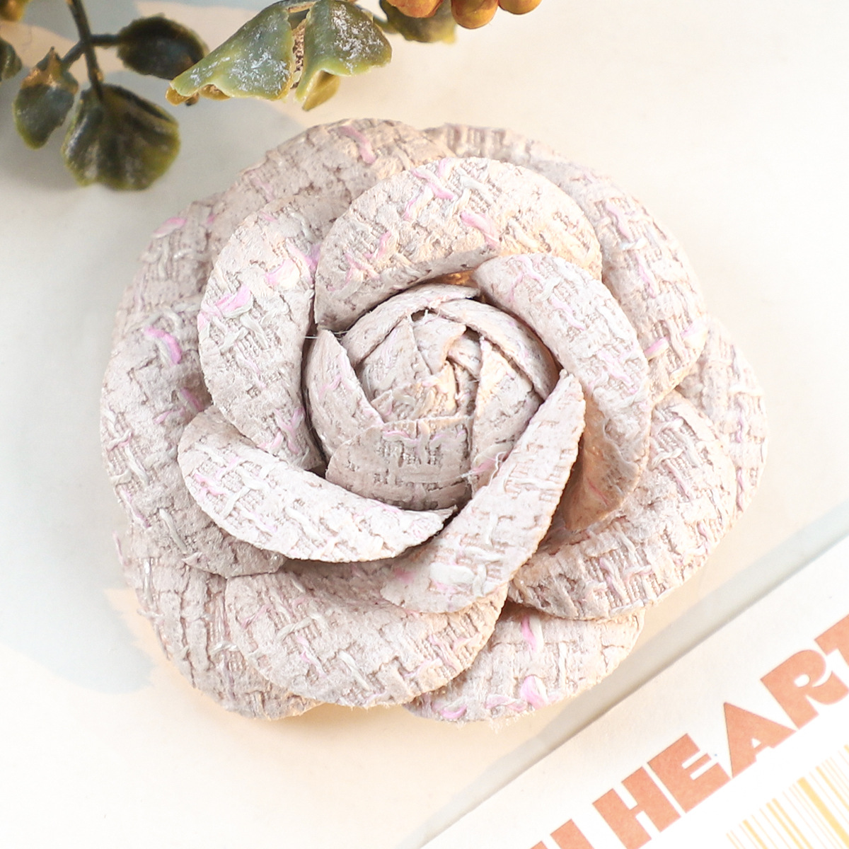 6CM Camellia Brooch for Women  - Wedding Dress Supply incelemesi ve fiyatı