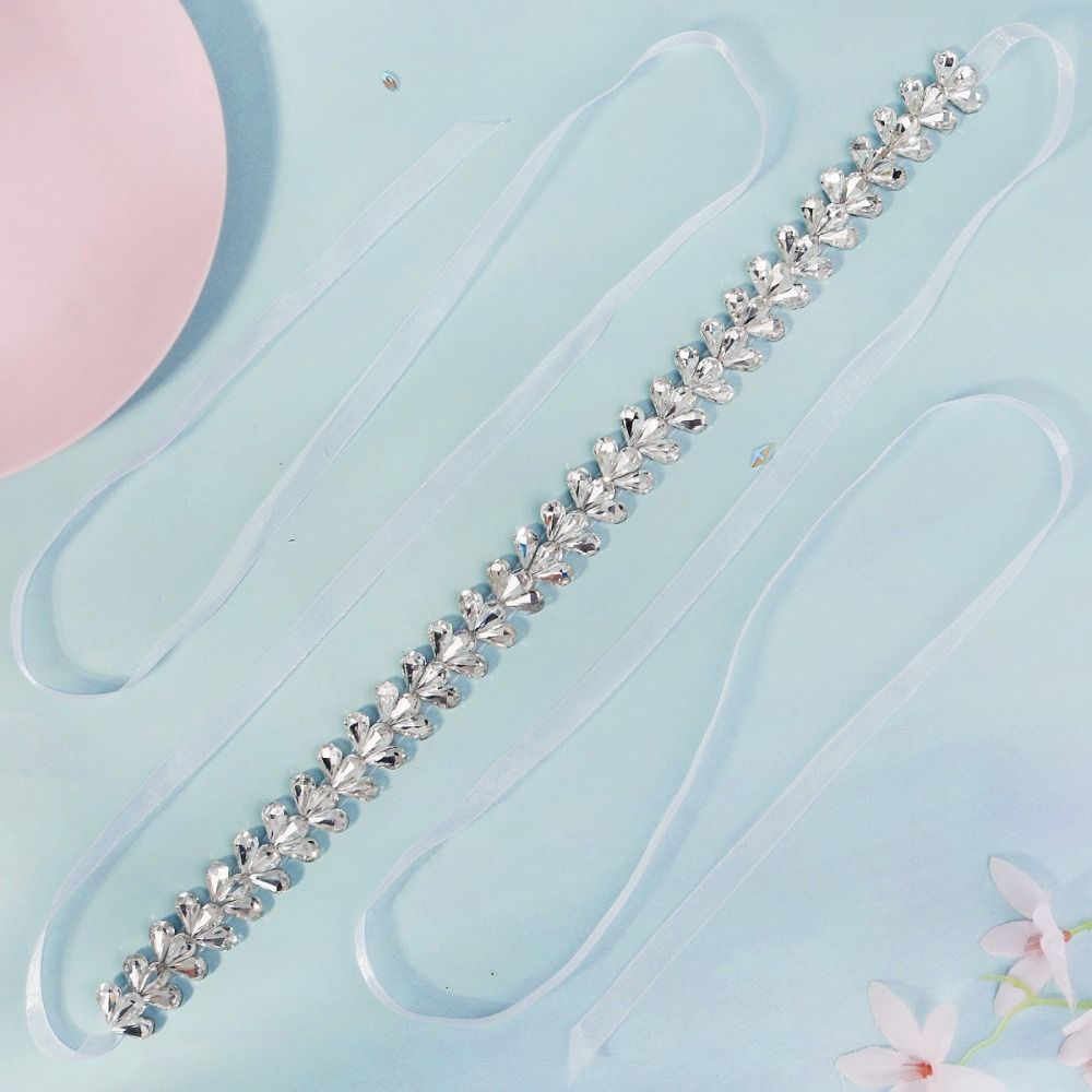 Fashion Luxury Crystal Pearls  - Bridal Sash Ribbon incelemesi ve fiyatı