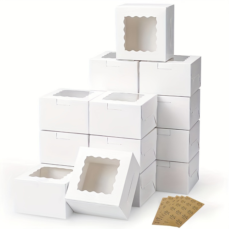 10Pcs Kraft Paper Cake Candy B - Wedding Souvenir incelemesi ve fiyatı