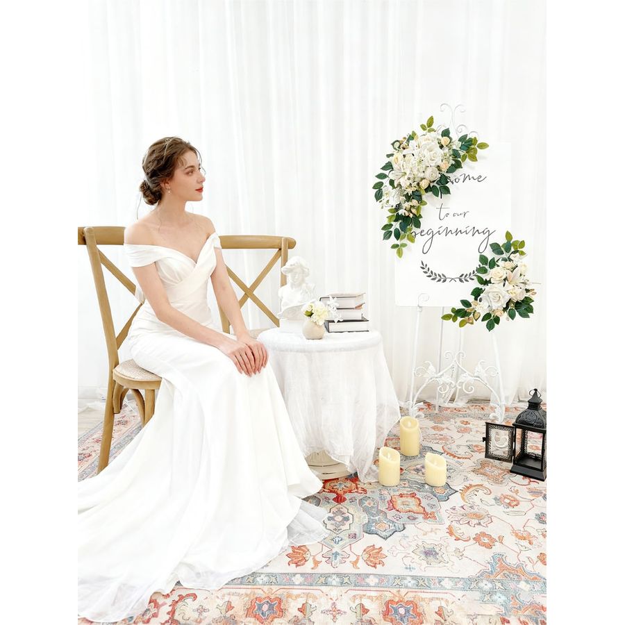 Pack of 2 Wedding Arch, Artifi - Wedding Arch Flower incelemesi ve fiyatı